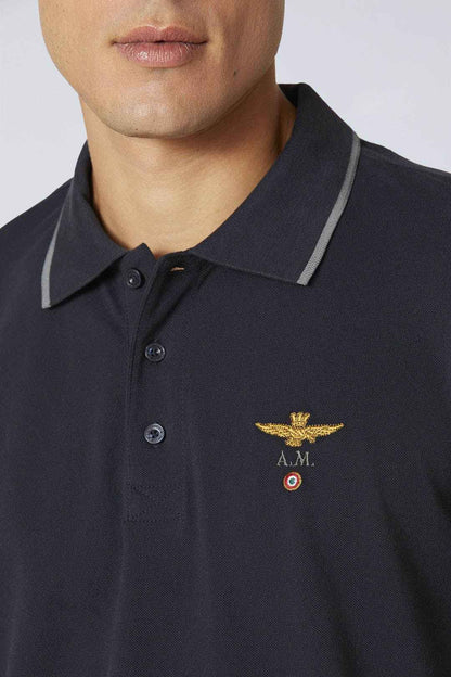 AERONAUTICA MILITARE | Polo basica in cotone a manica corta - Proposta Legend