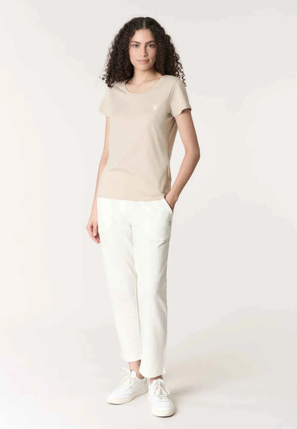 US POLO ASSN | T-shirt donna in cotone light jersey con logo