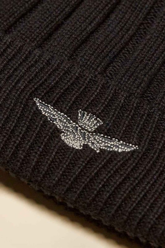 AERONAUTICA MILITARE | Berretto in cotone con aquila ricamata