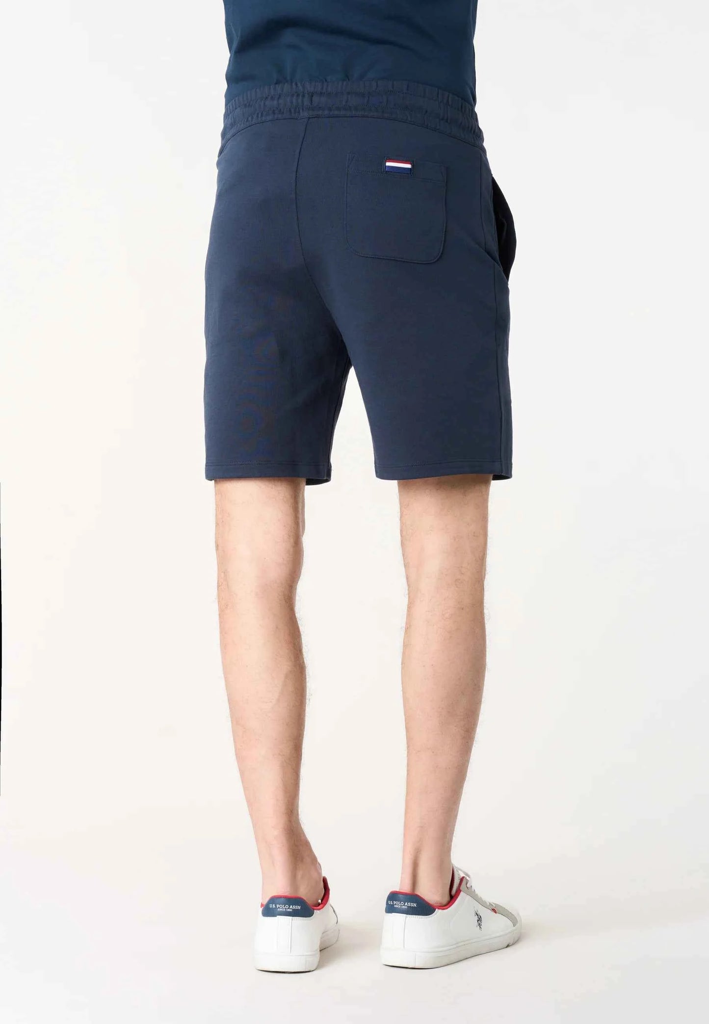 US POLO ASSN | Bermuda da uomo in felpa con elastico in vita BALD
