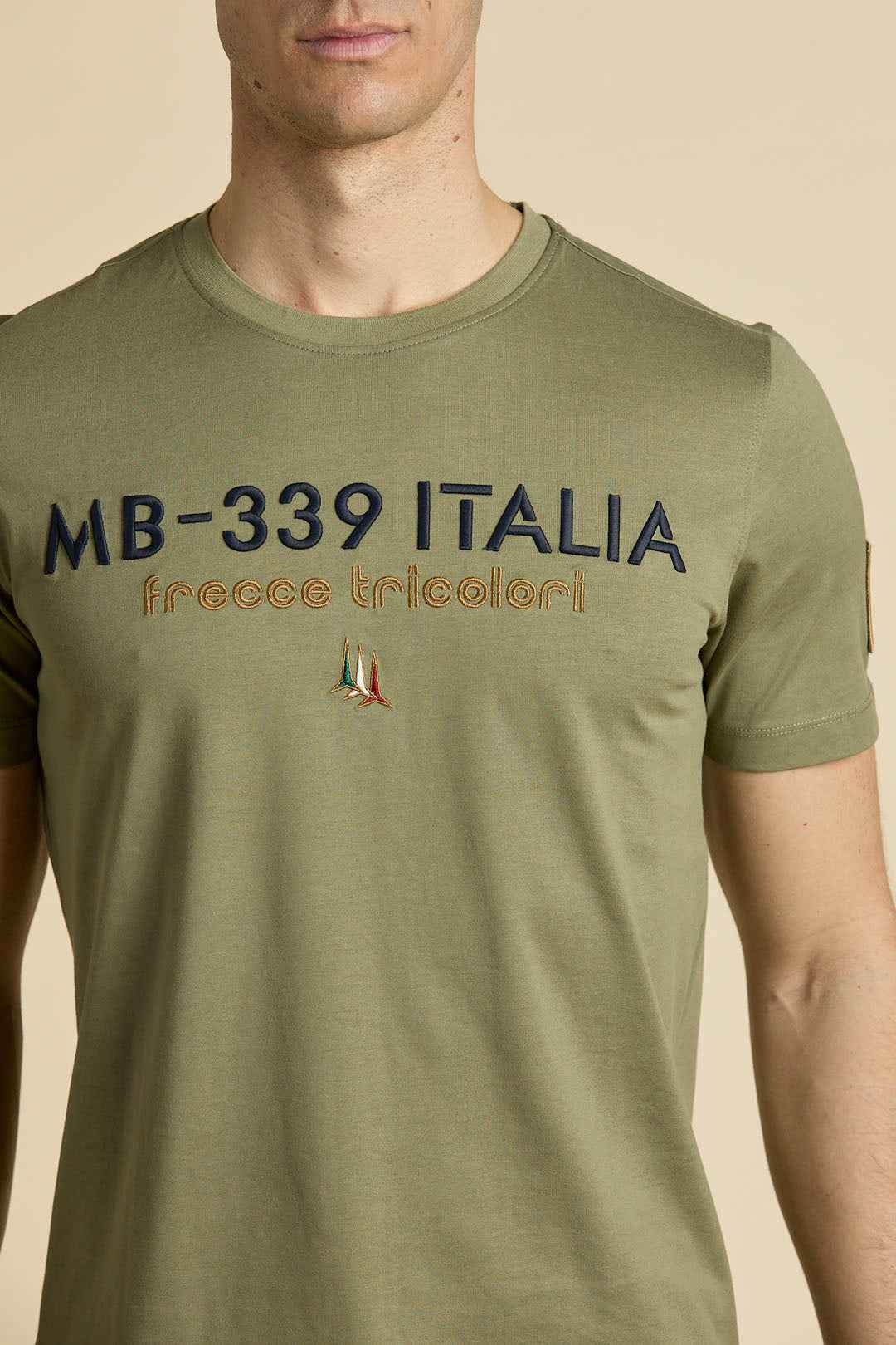 AERONAUTICA MILITARE | T-shirt ricamata Frecce Tricolori