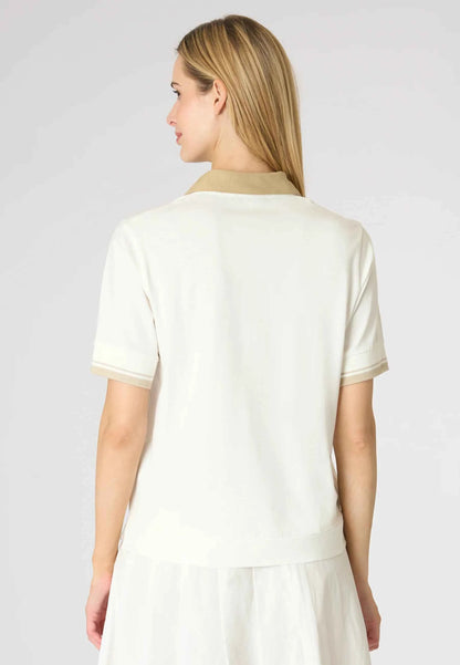 US POLO ASSN | Polo shirt da donna con dettagli a contrasto