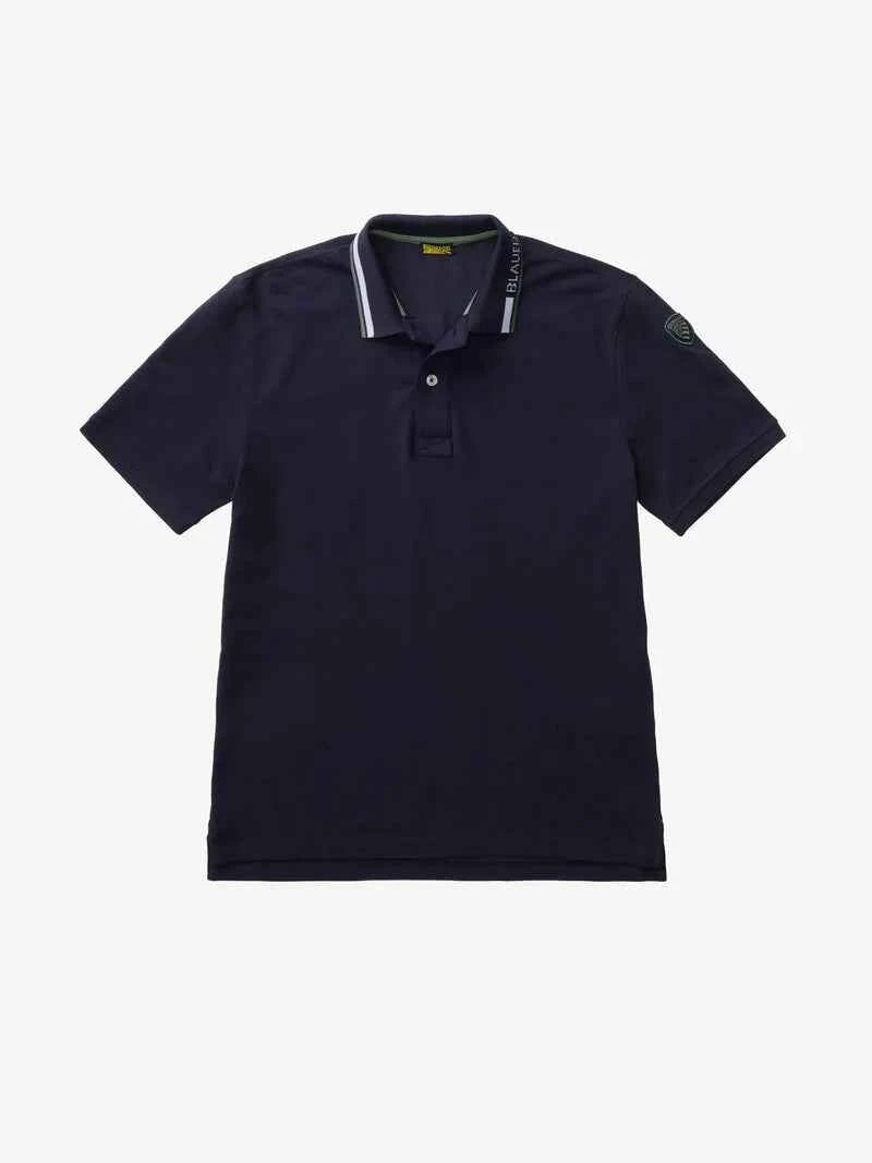 BLAUER | Polo con ricamo sul colletto RANSOM