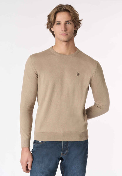 US POLO ASSN | Maglia girocollo cotone e cashmere