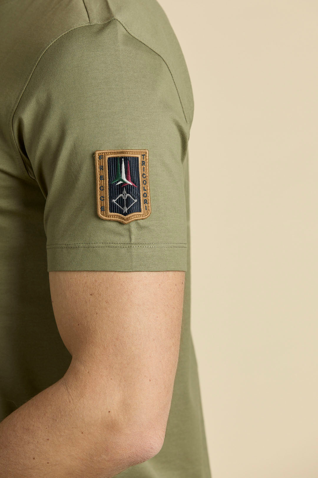 AERONAUTICA MILITARE | T-shirt ricamata Frecce Tricolori