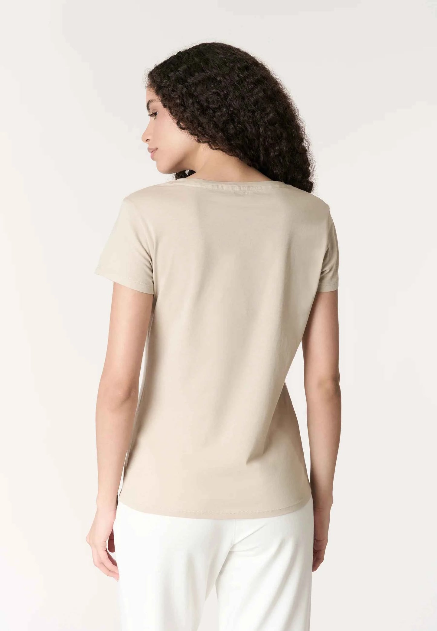 US POLO ASSN | T-shirt donna in cotone light jersey con logo