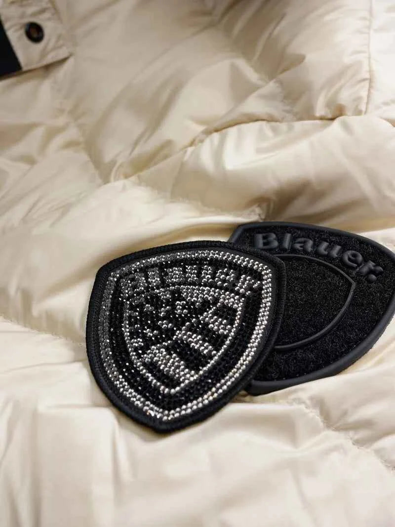 BLAUER | Piumino lungo con pelliccia KRISTIN