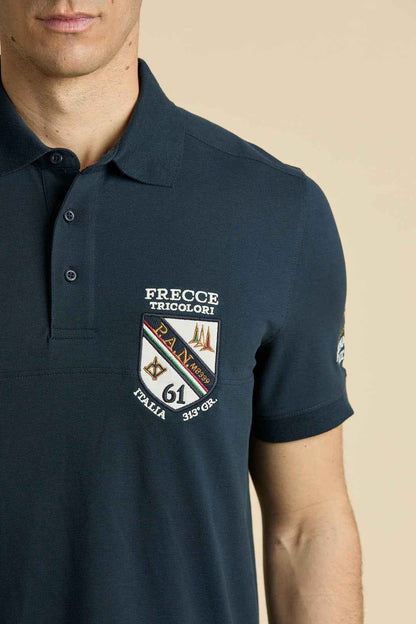 AERONAUTICA MILITARE | Polo con scudetto Frecce Tricolori