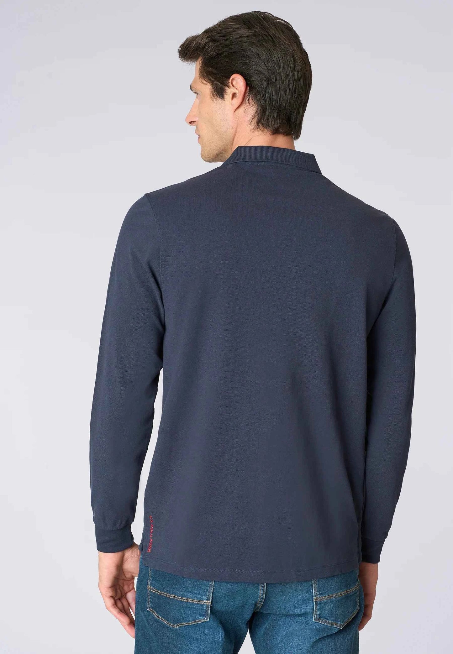 US POLO ASSN | Polo shirt a maniche lunghe in cotone piquet