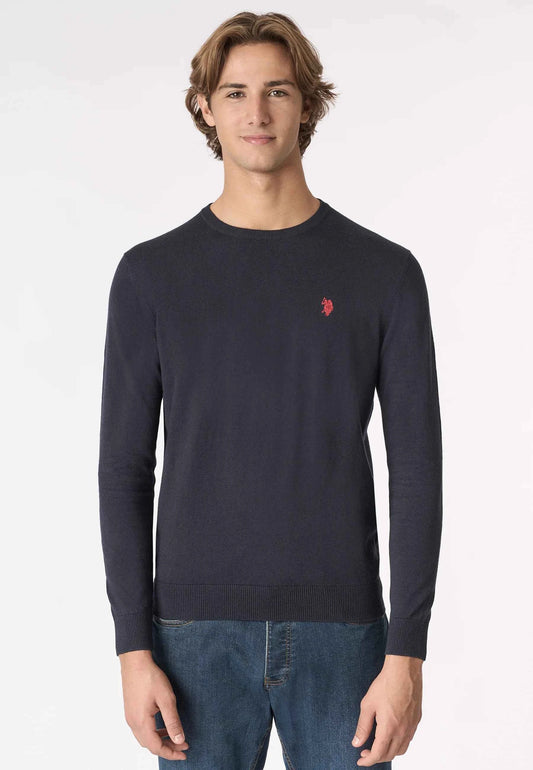 US POLO ASSN | Maglia girocollo cotone e cashmere