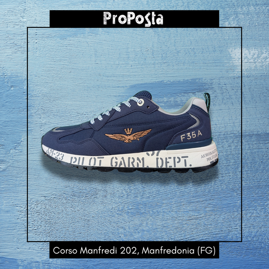 AERONAUTICA MILITARE | Sneaker suola stampata - Proposta Legend