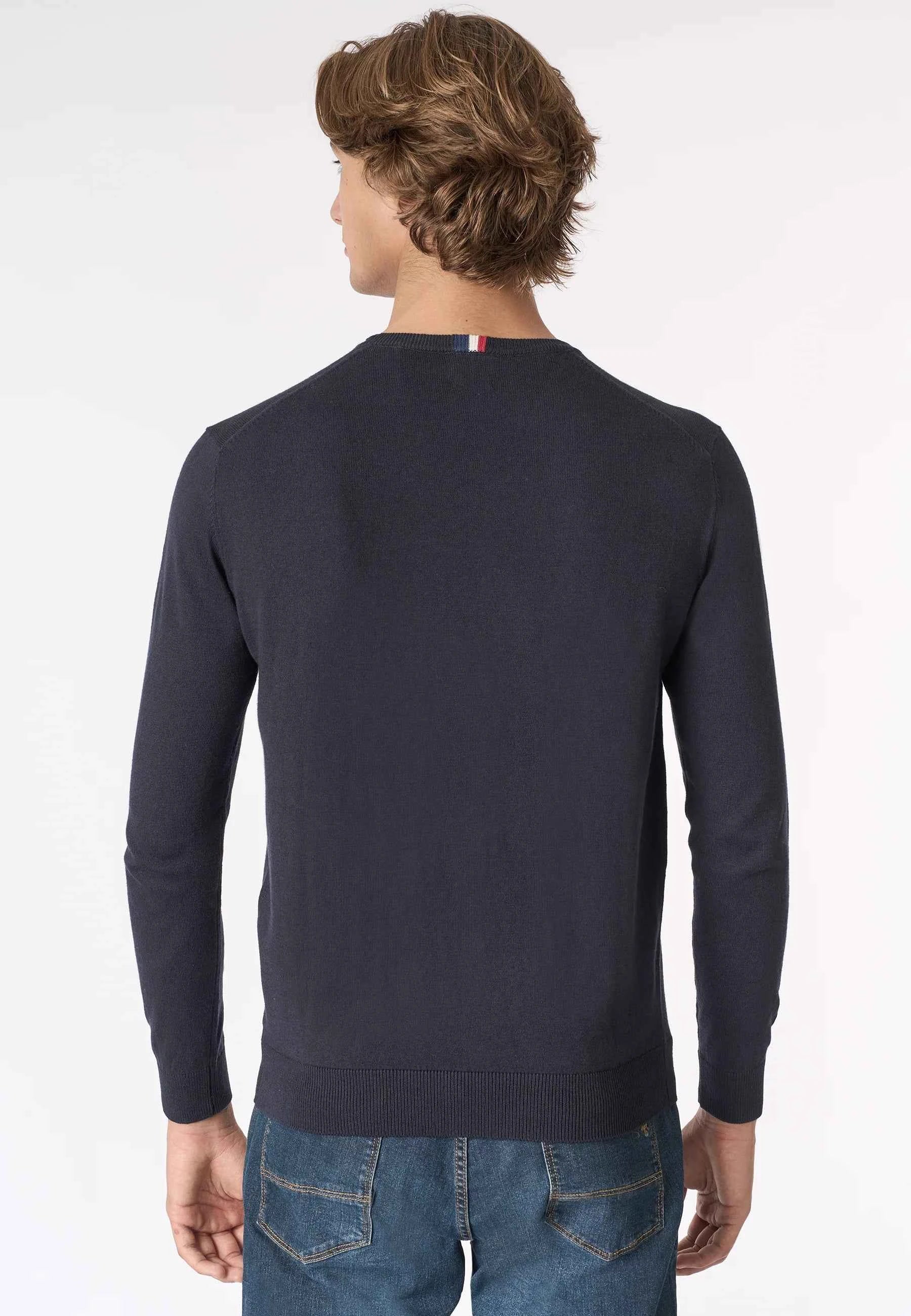 US POLO ASSN | Maglia girocollo cotone e cashmere