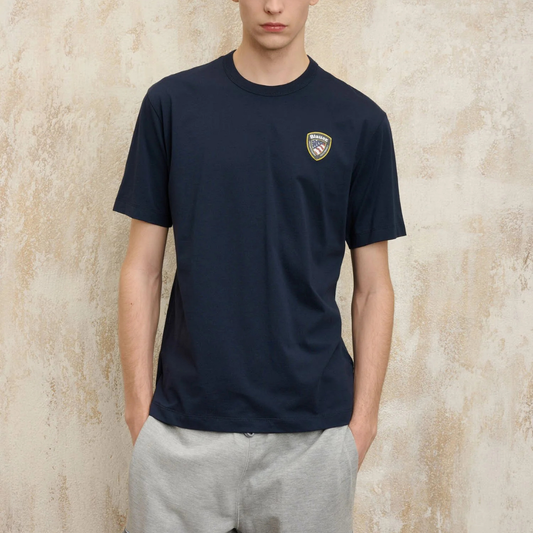 BLAUER | T-Shirt Logo Gommato