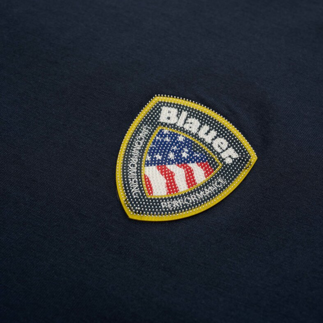 BLAUER | T-Shirt Logo Gommato
