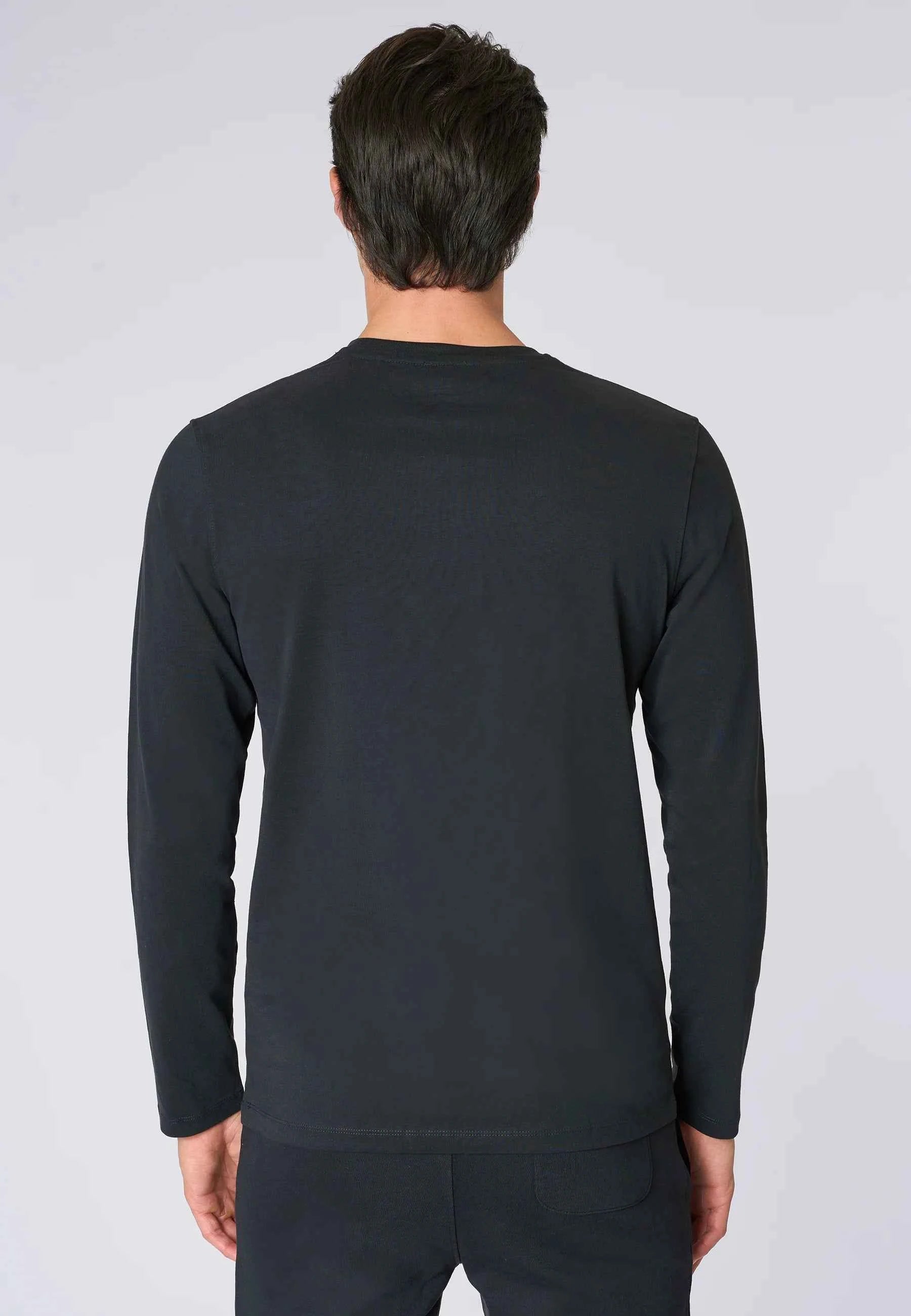 US POLO ASSN | T-shirt a maniche lunghe in heavy jersey