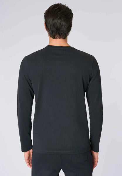 US POLO ASSN | T-shirt a maniche lunghe in heavy jersey