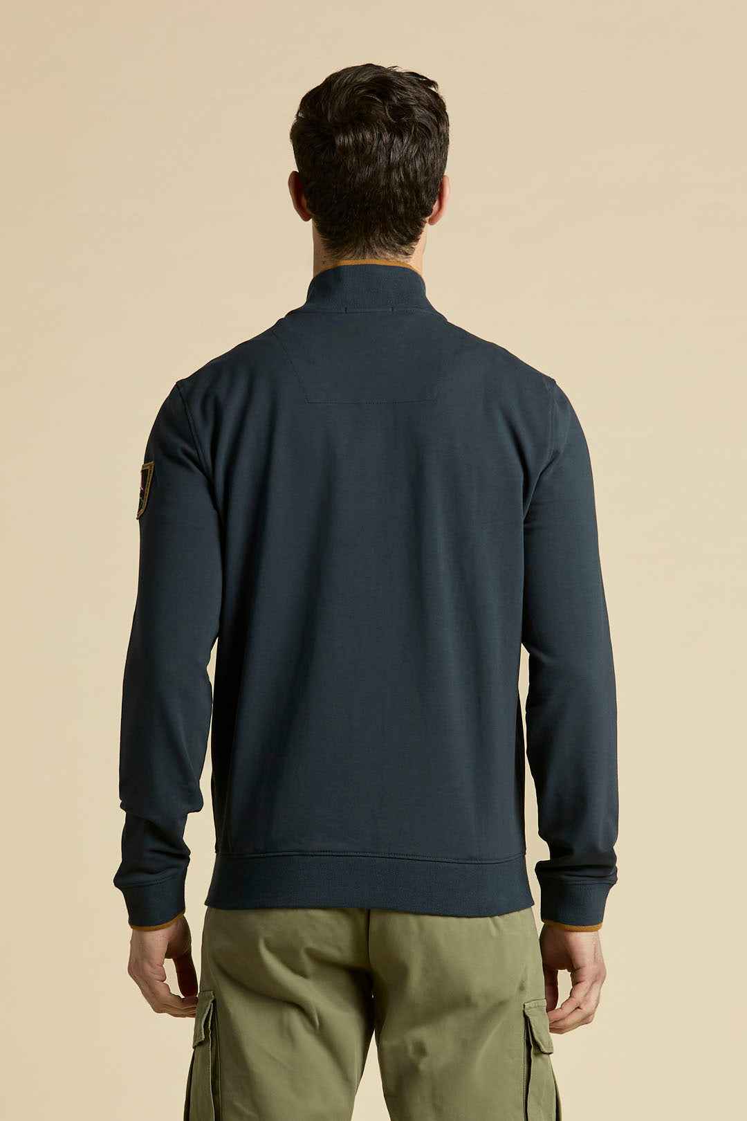 AERONAUTICA MILITARE | Felpa full-zip con scie tricolori MB-339