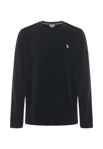 US POLO ASSN | T-shirt a maniche lunghe in heavy jersey