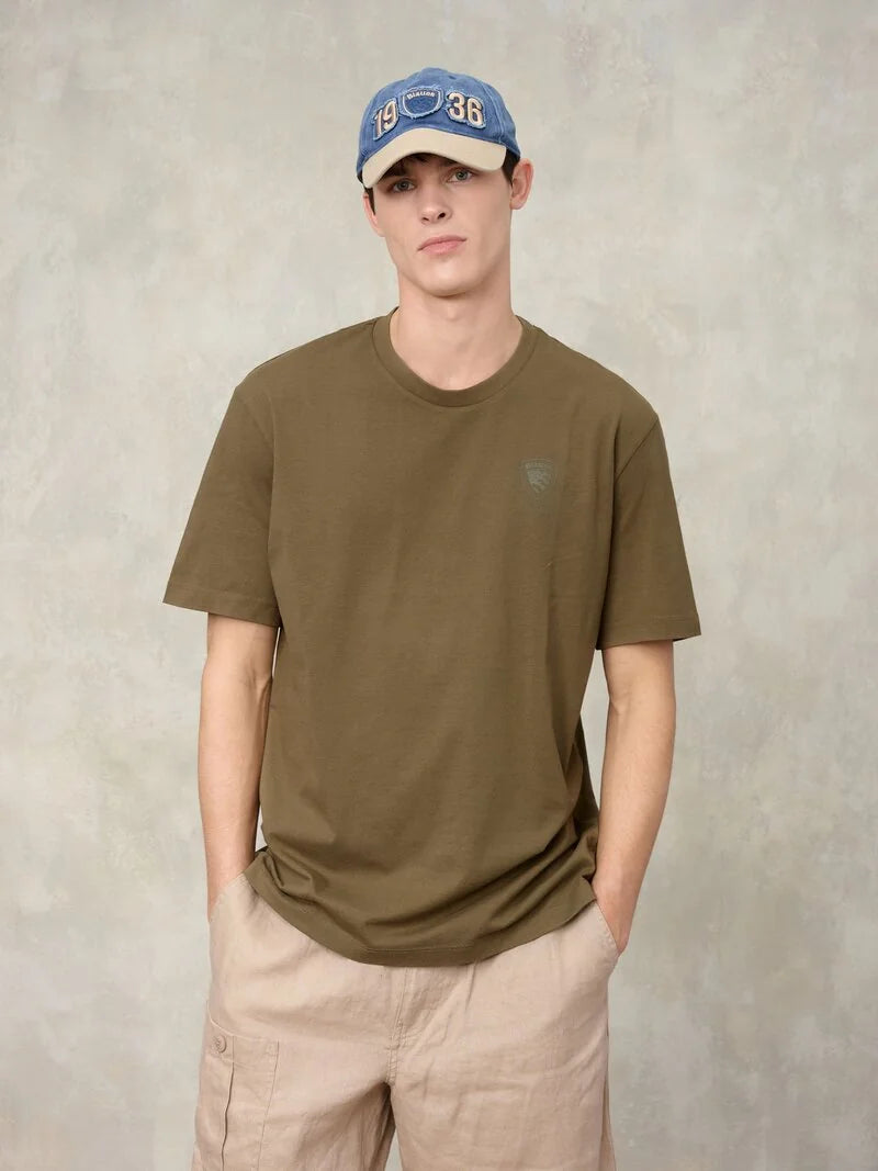 BLAUER | T-Shirt logo in tono EUTAW