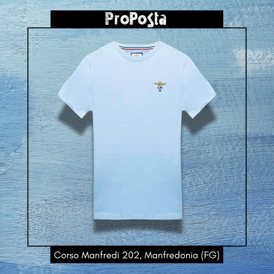 AERONAUTICA MILITARE | T-shirt girocollo basica in cotone