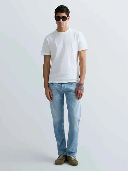 REPLAY | T-Shirt in jersey con logo in tinta