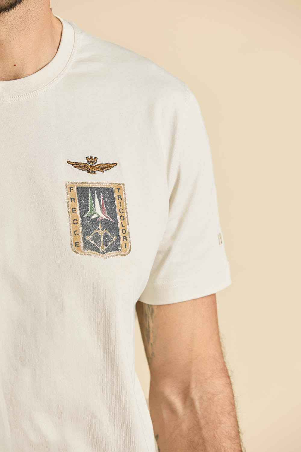 AERONAUTICA MILITARE | T-shirt con stemma Frecce Tricolori