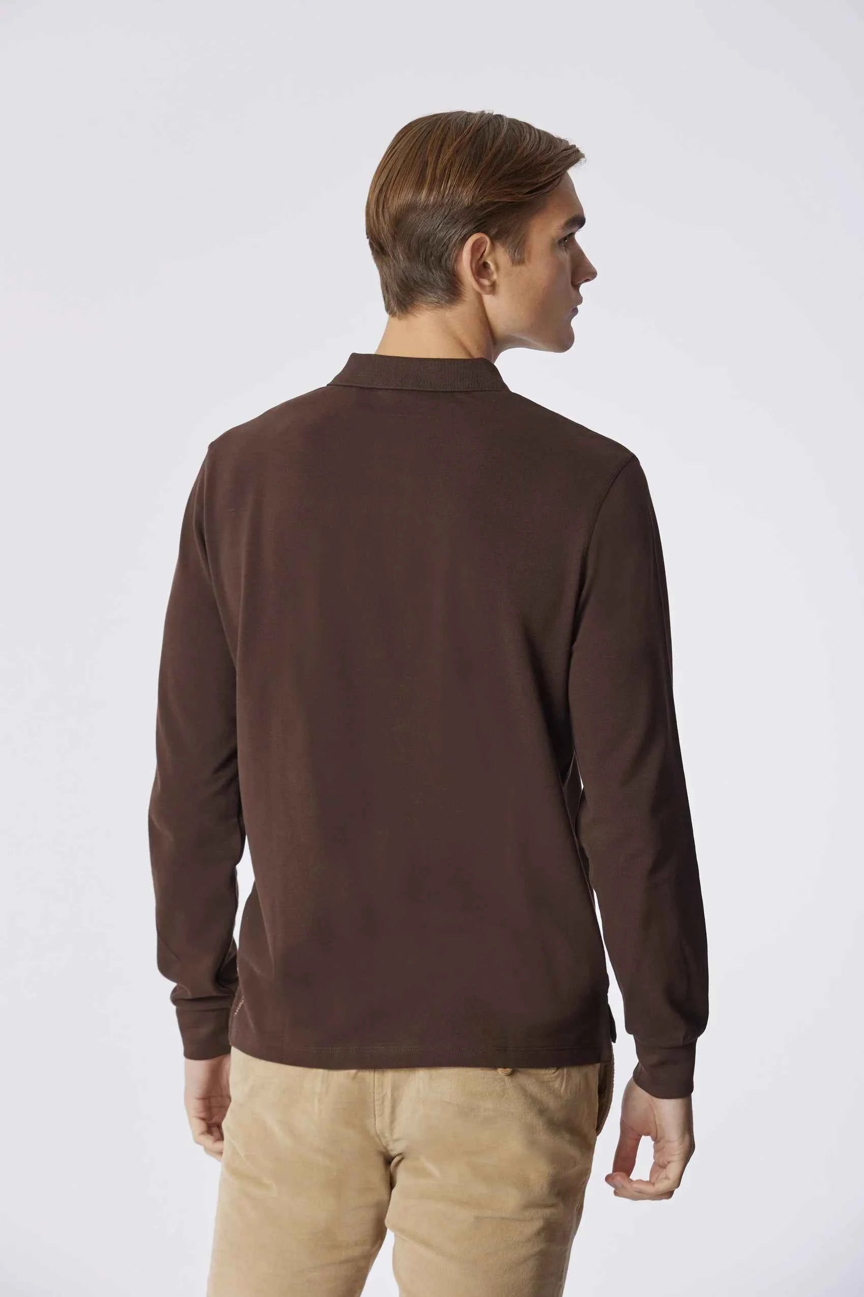 US POLO ASSN | Polo shirt a maniche lunghe in cotone piquet