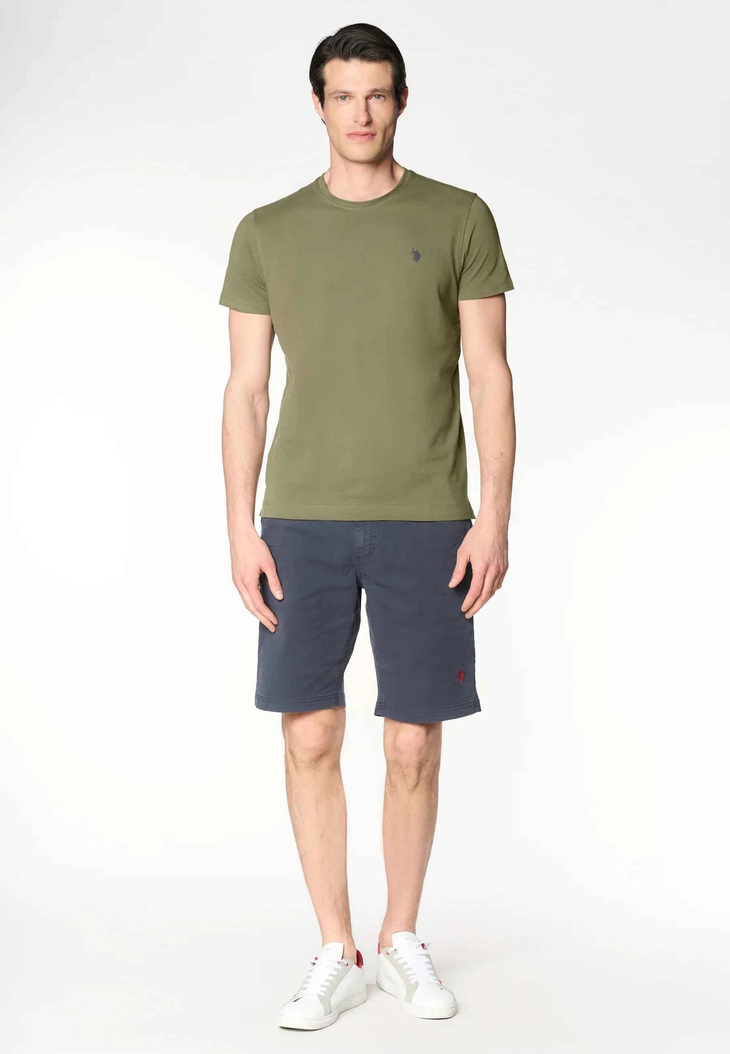 US POLO ASSN | Bermuda chino da uomo in cotone stretch ABEL