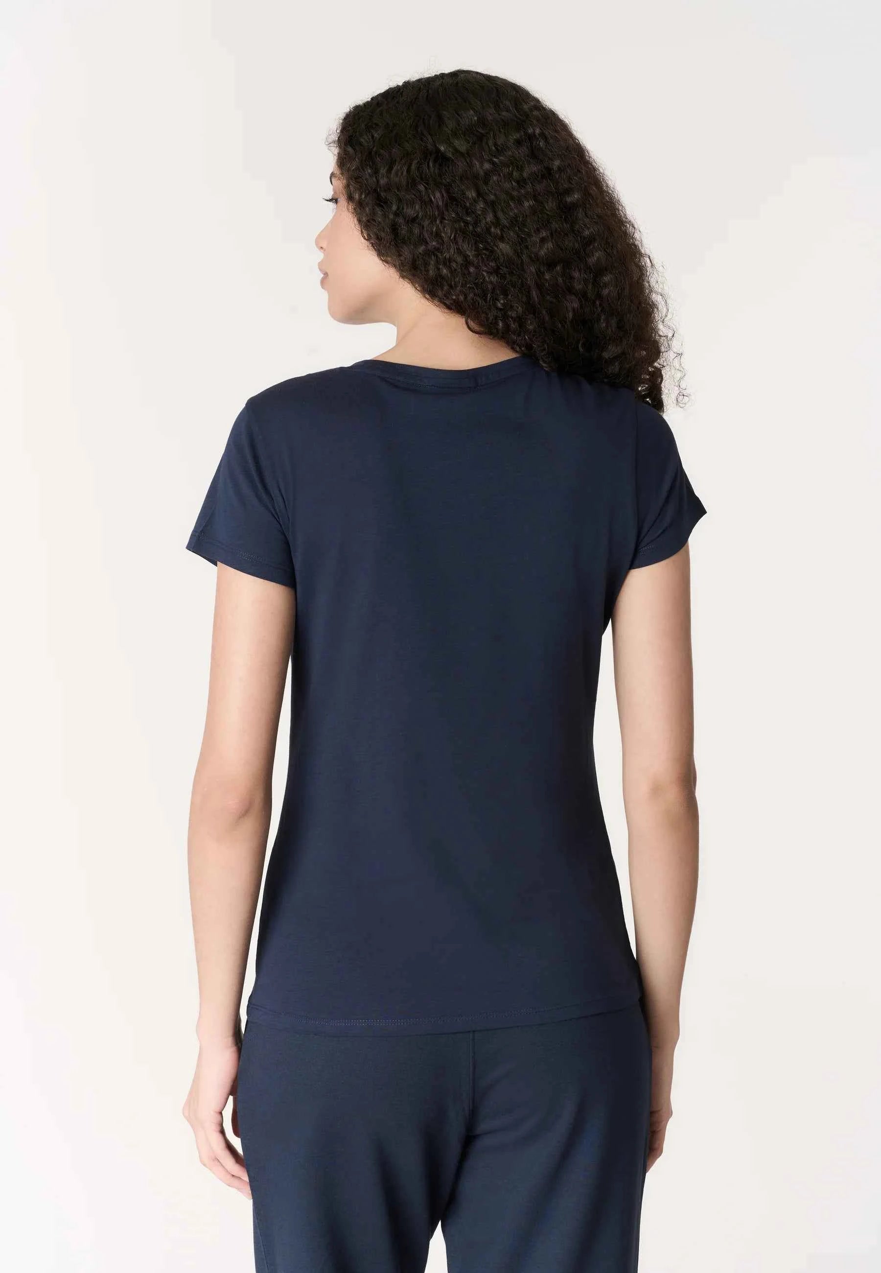 US POLO ASSN | T-shirt donna in cotone light jersey con logo
