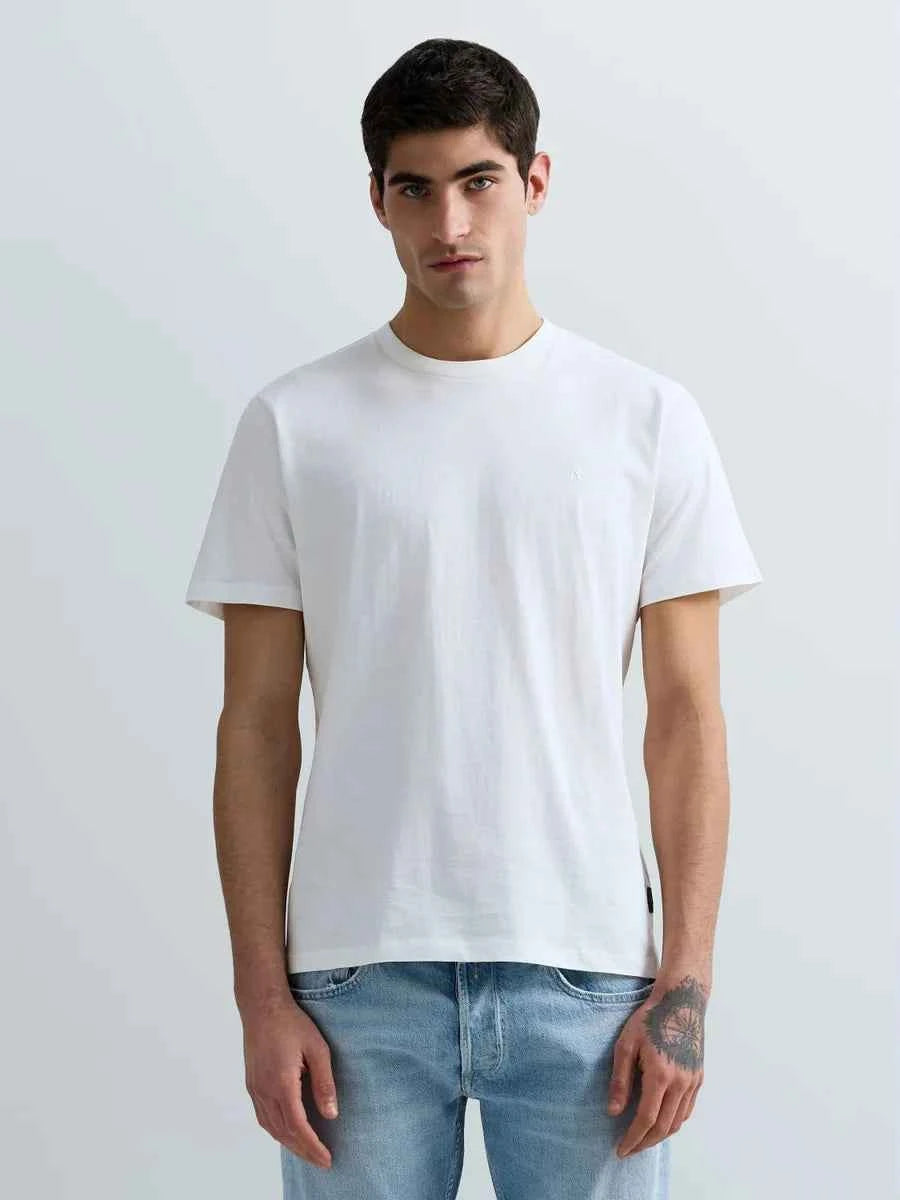 REPLAY | T-Shirt in jersey con logo in tinta