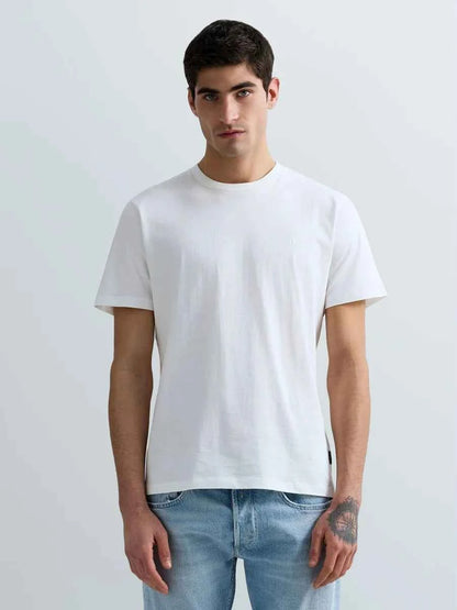 REPLAY | T-Shirt in jersey con logo in tinta