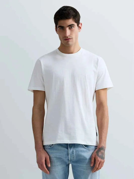 REPLAY | T-Shirt in jersey con logo in tinta