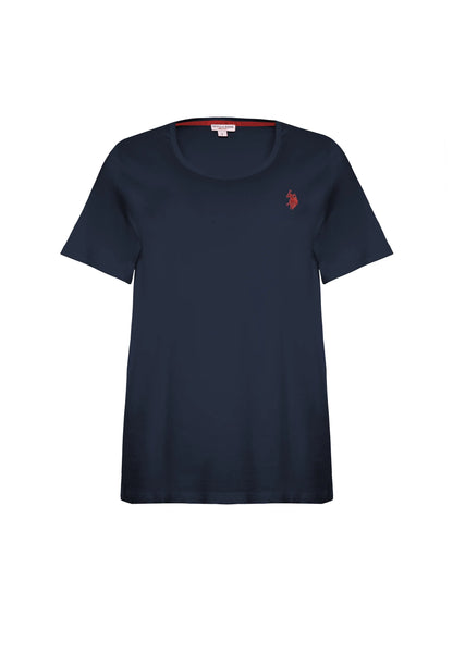 US POLO ASSN | T-shirt donna in cotone light jersey con logo - Proposta Legend