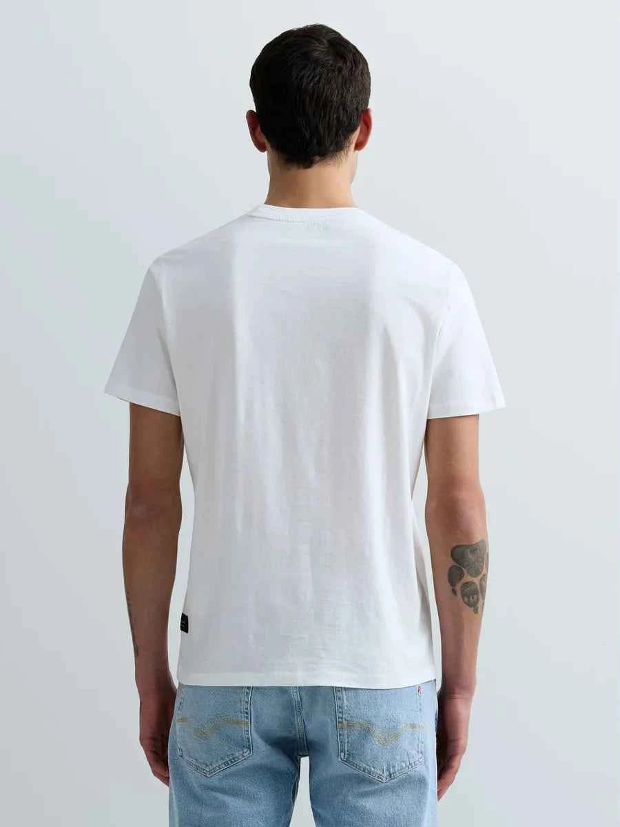 REPLAY | T-Shirt in jersey con logo in tinta