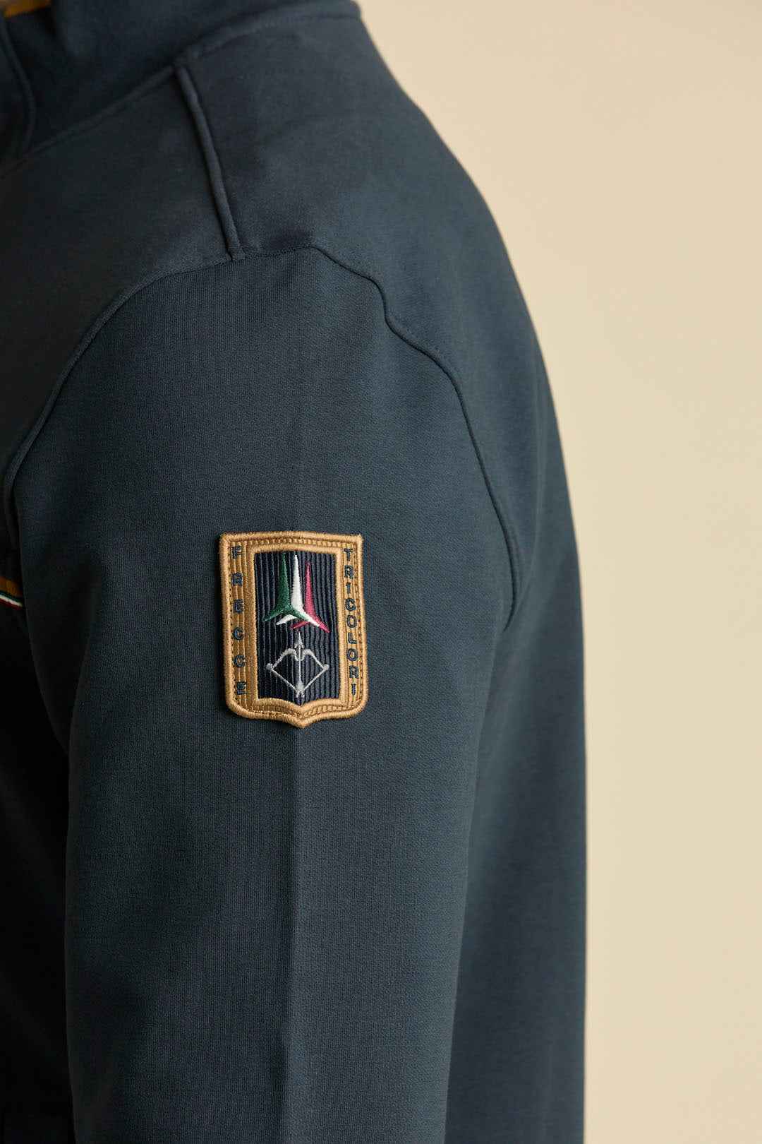 AERONAUTICA MILITARE | Felpa full-zip con scie tricolori MB-339