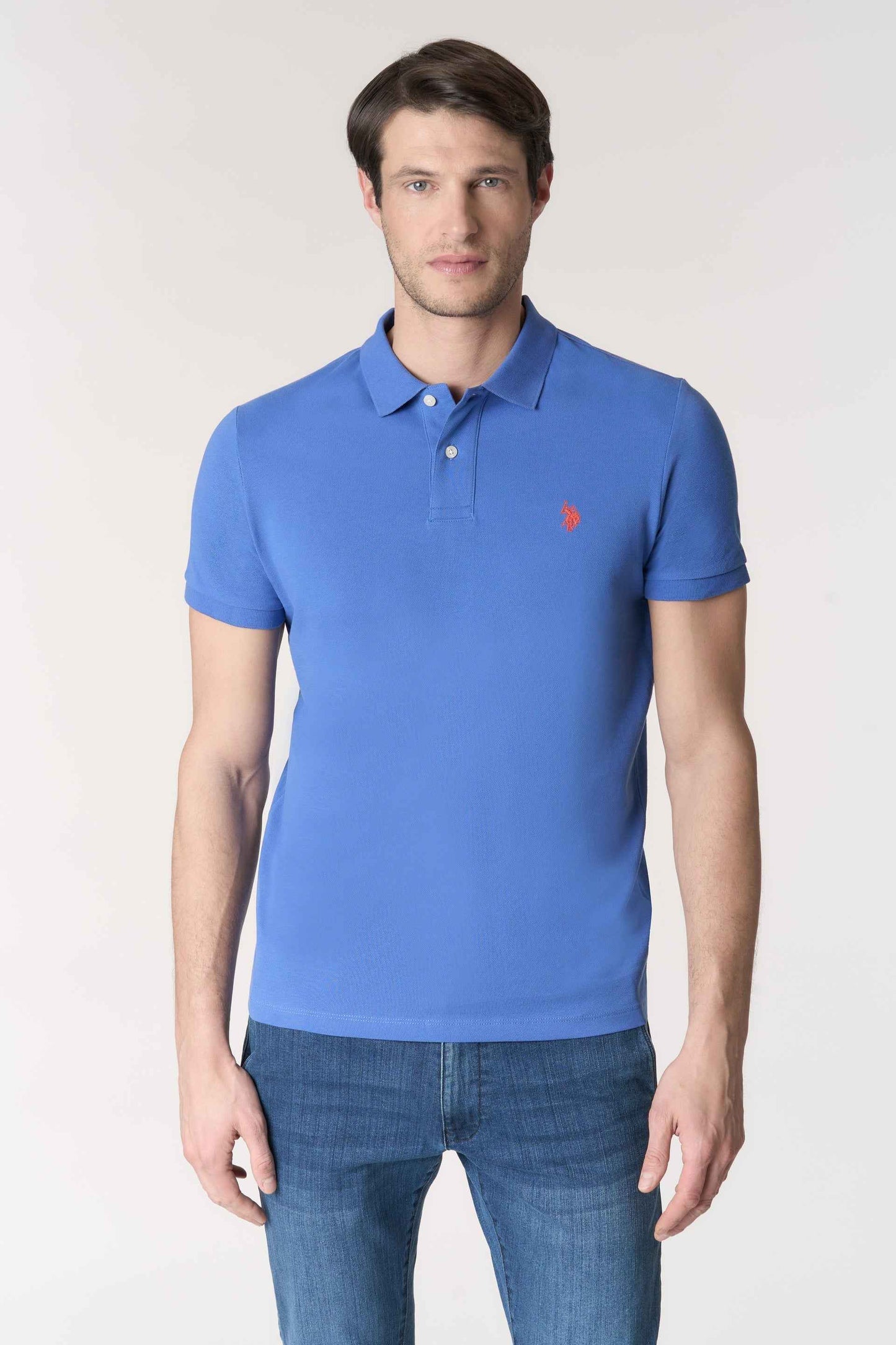 US POLO ASSN | Polo basic uomo in cotone piquet KING