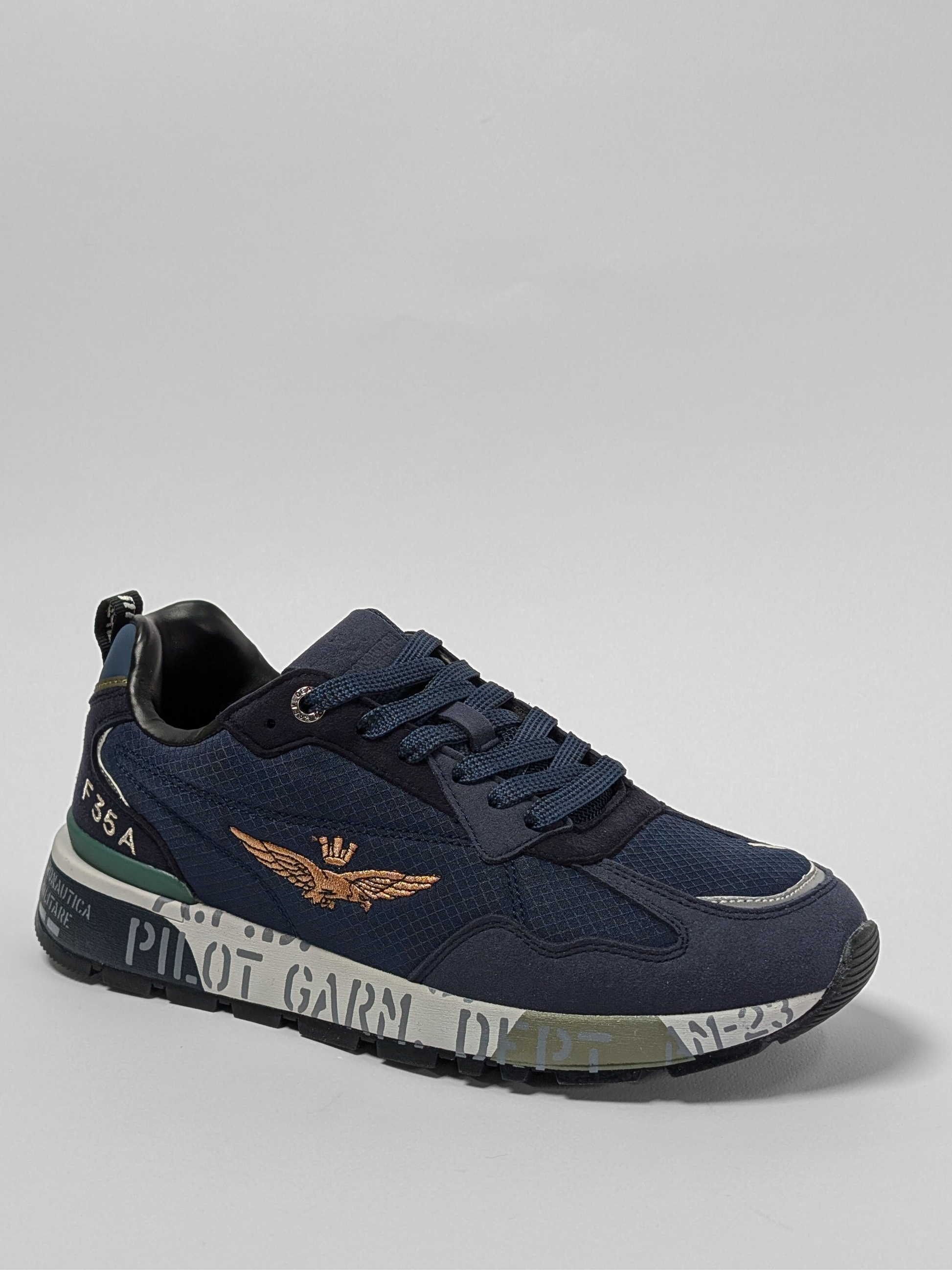 AERONAUTICA MILITARE | Sneakers in mesh con suola stampata - Proposta Legend