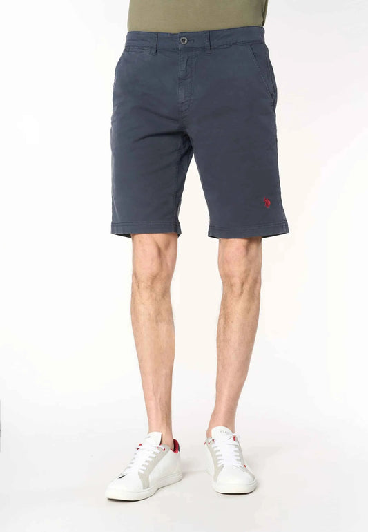 US POLO ASSN | Bermuda chino da uomo in cotone stretch ABEL