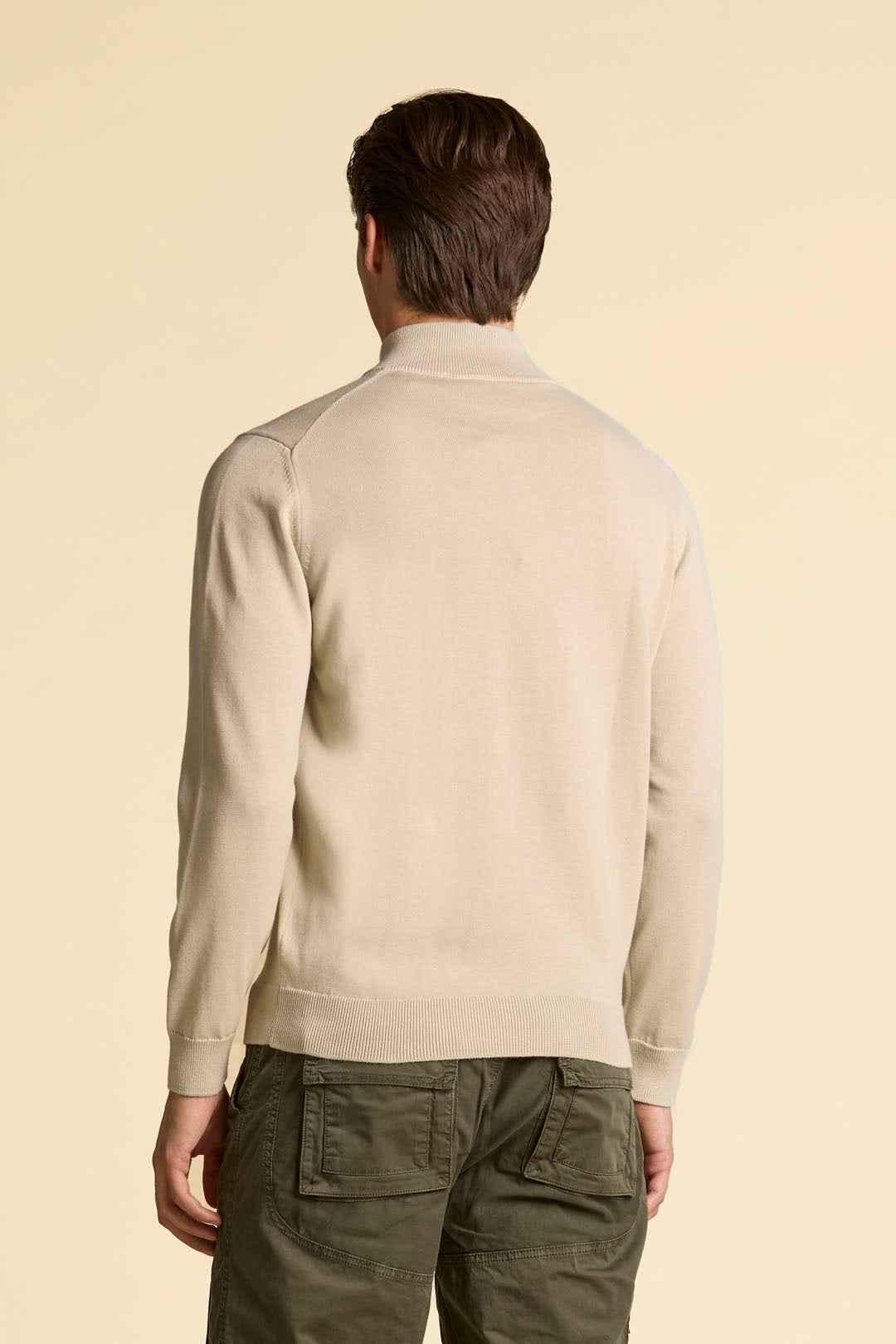 AERONAUTICA MILITARE | Maglia a mezza zip in cotone