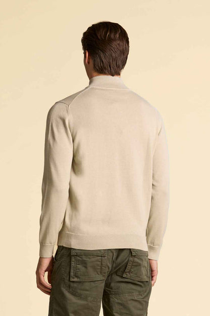 AERONAUTICA MILITARE | Maglia a mezza zip in cotone