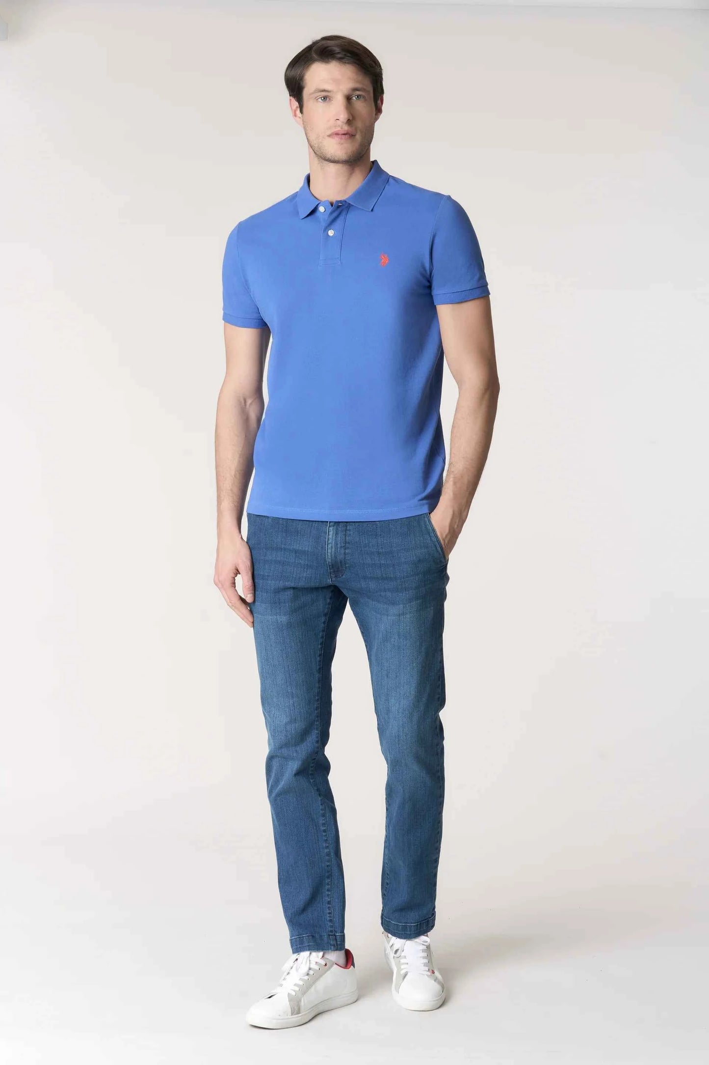 US POLO ASSN | Polo basic uomo in cotone piquet KING