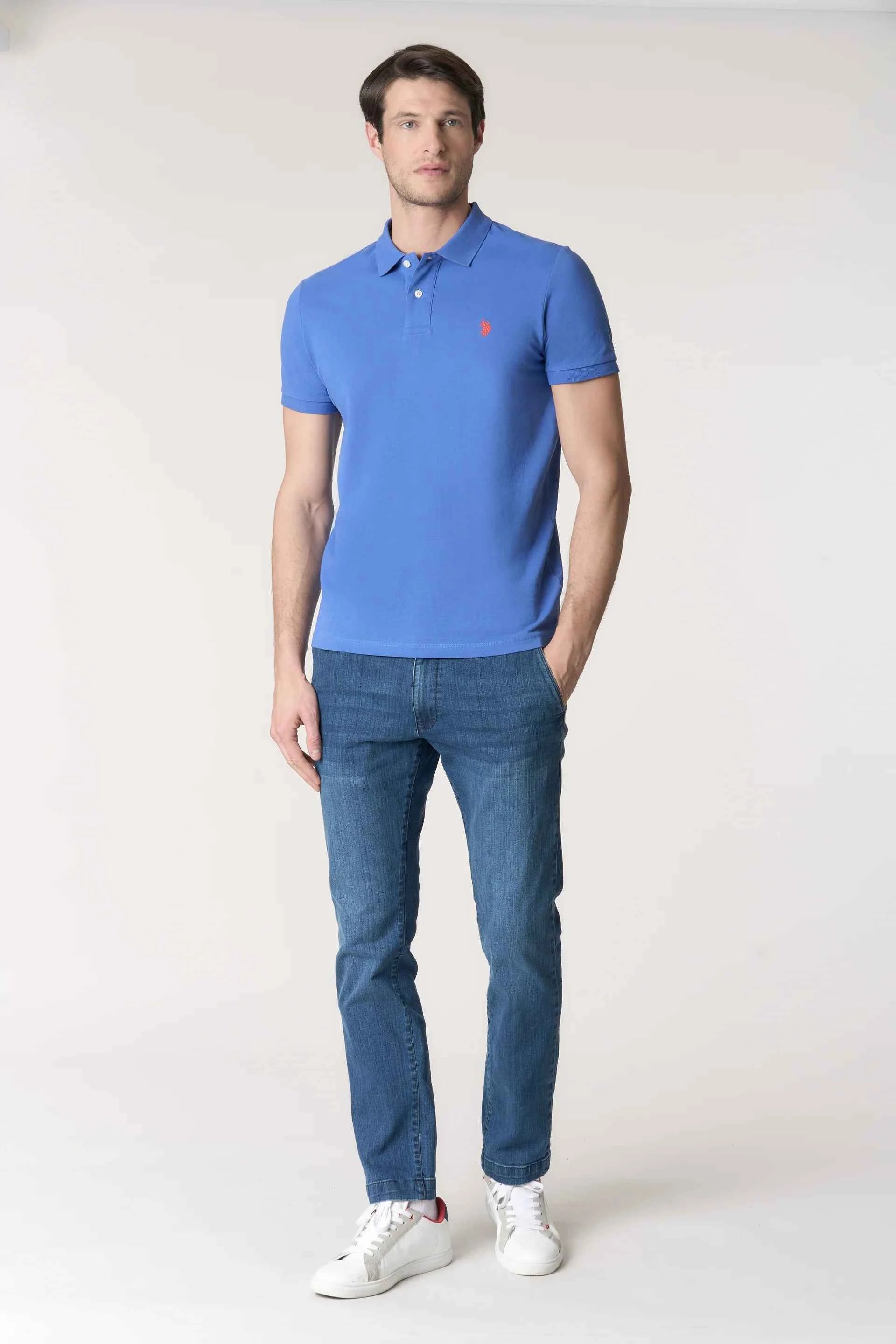 US POLO ASSN | Polo basic uomo in cotone piquet KING