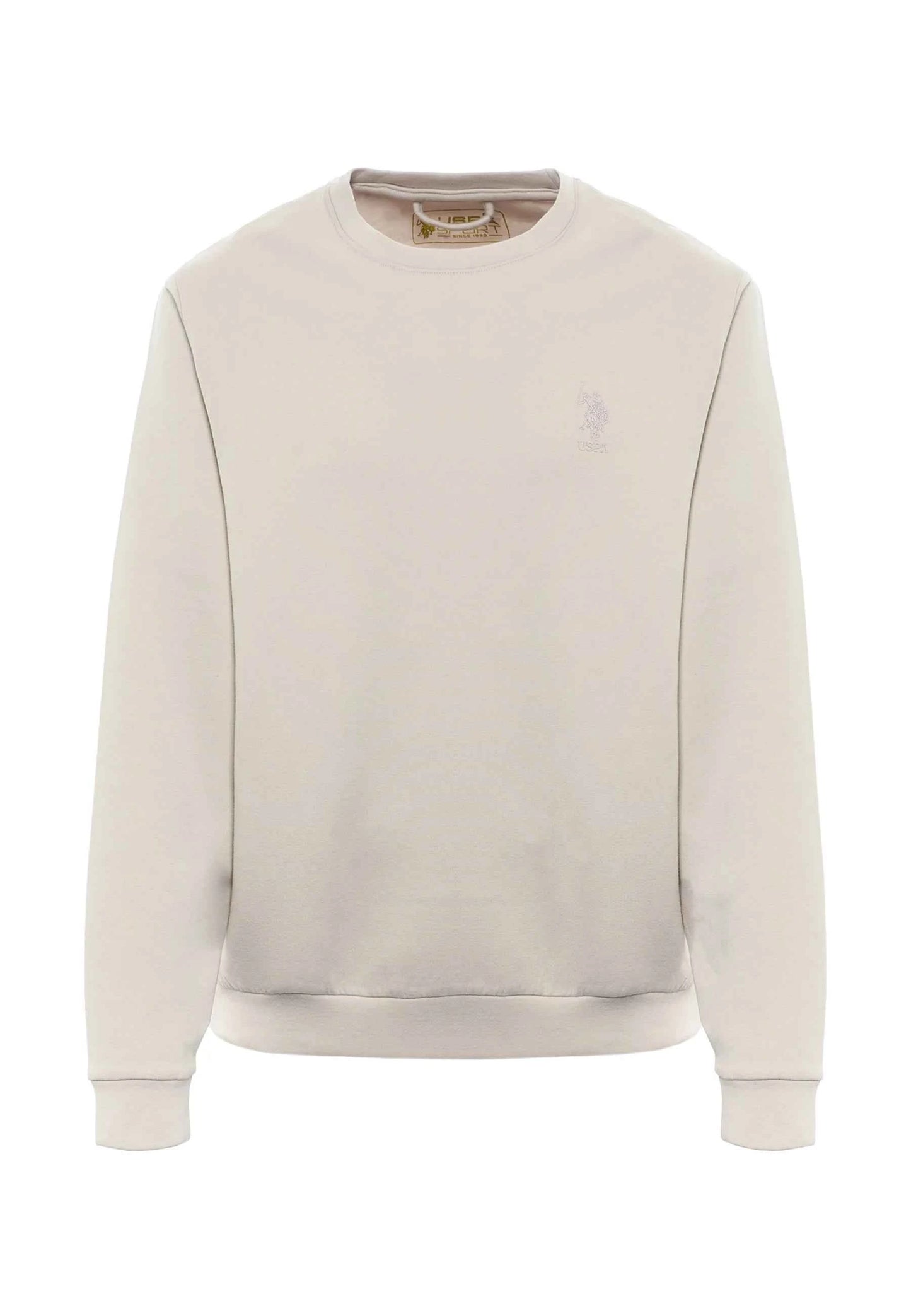 US POLO ASSN | Felpa girocollo in misto cotone e scuba fleece