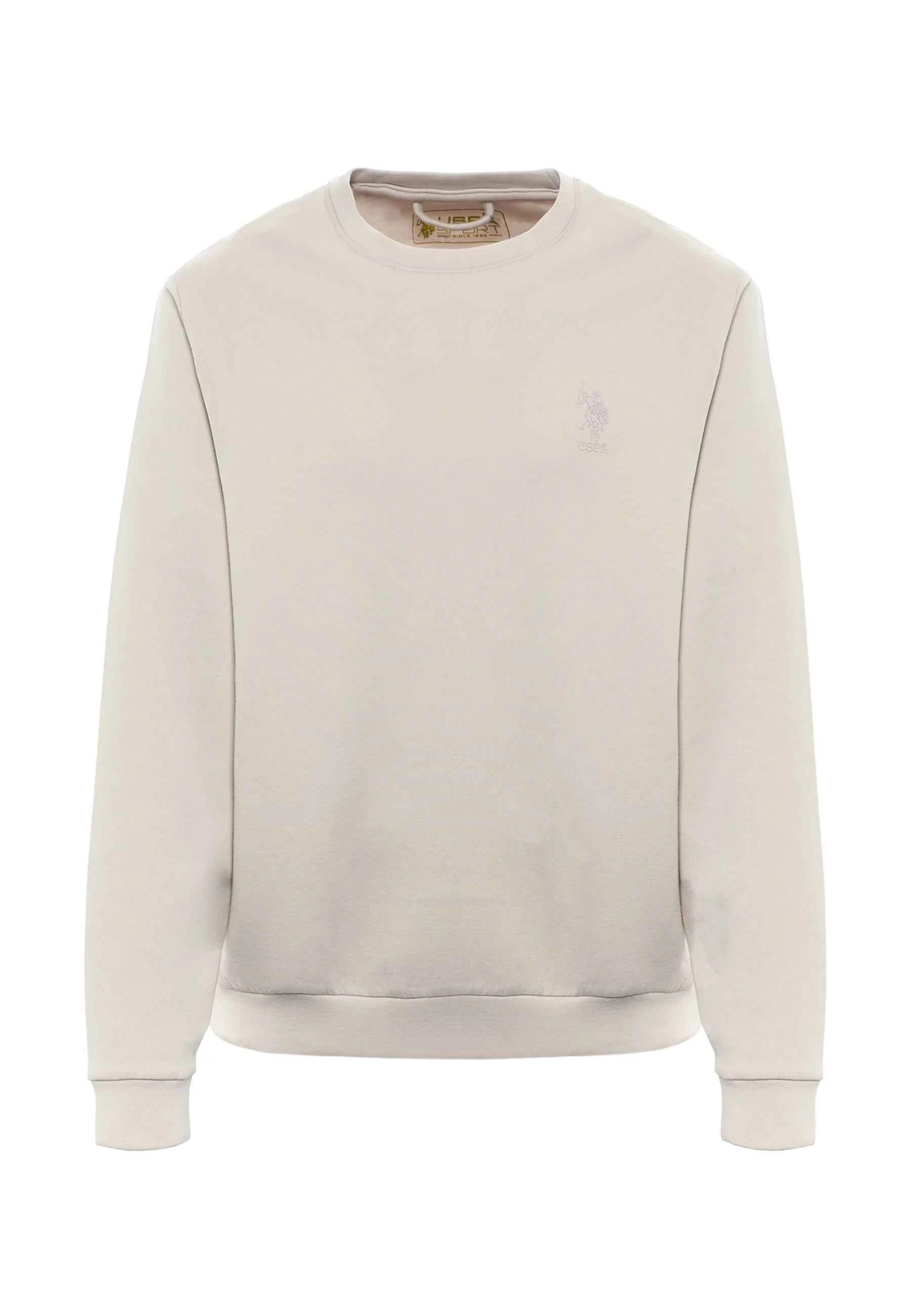 US POLO ASSN | Felpa girocollo in misto cotone e scuba fleece