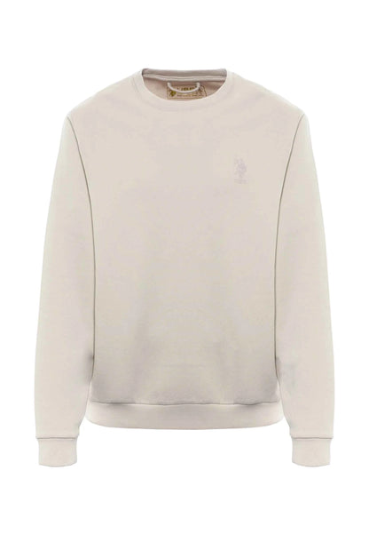 US POLO ASSN | Felpa girocollo in misto cotone e scuba fleece
