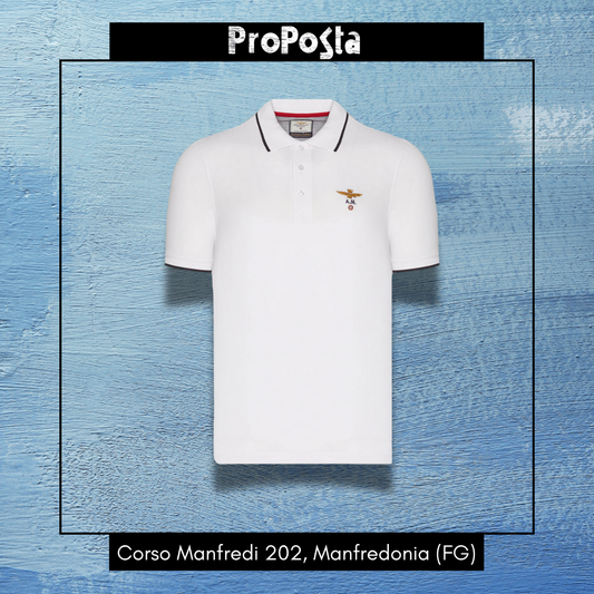 AERONAUTICA MILITARE | Polo basica in cotone a manica corta - Proposta Legend