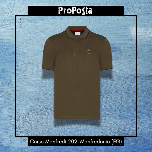 AERONAUTICA MILITARE | Polo basica in cotone a manica corta - Proposta Legend