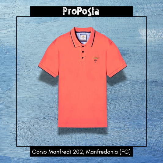 AERONAUTICA MILITARE | Polo basica in cotone a manica corta - Proposta Legend