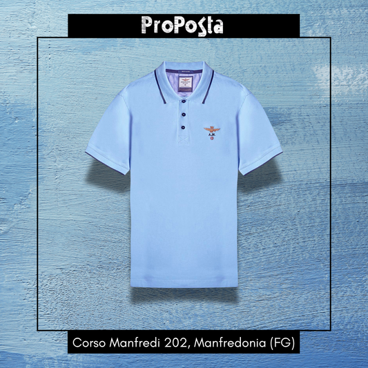 AERONAUTICA MILITARE | Polo basica in cotone a manica corta - Proposta Legend