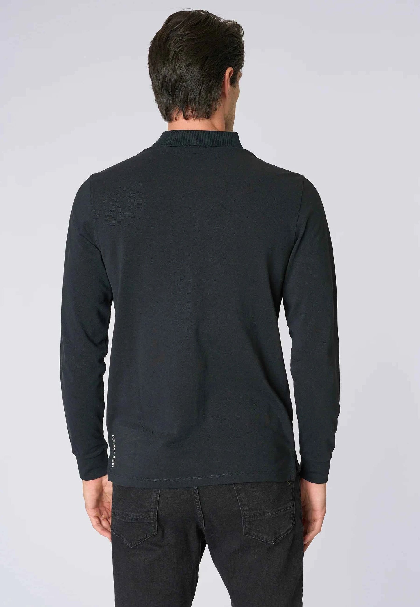 US POLO ASSN | Polo shirt a maniche lunghe in cotone piquet